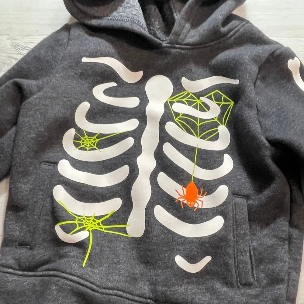 Cat & Jack baby skelton two piece sweatshirt sweatpants 12‎ months